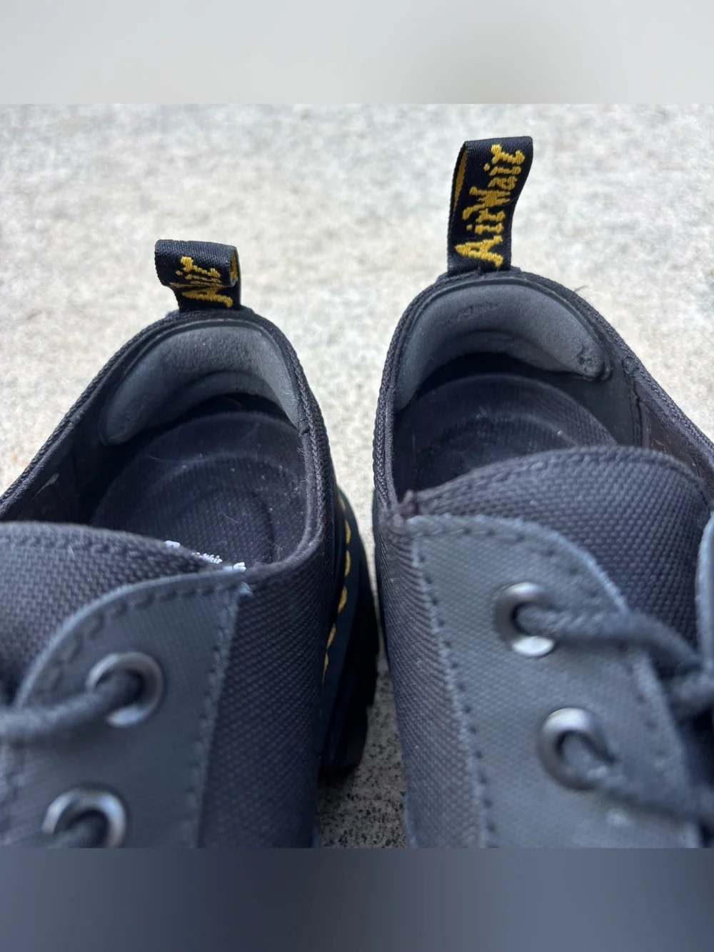 Dr. Martens Audrick 3I Black Platform Oxford Shoes Size 12